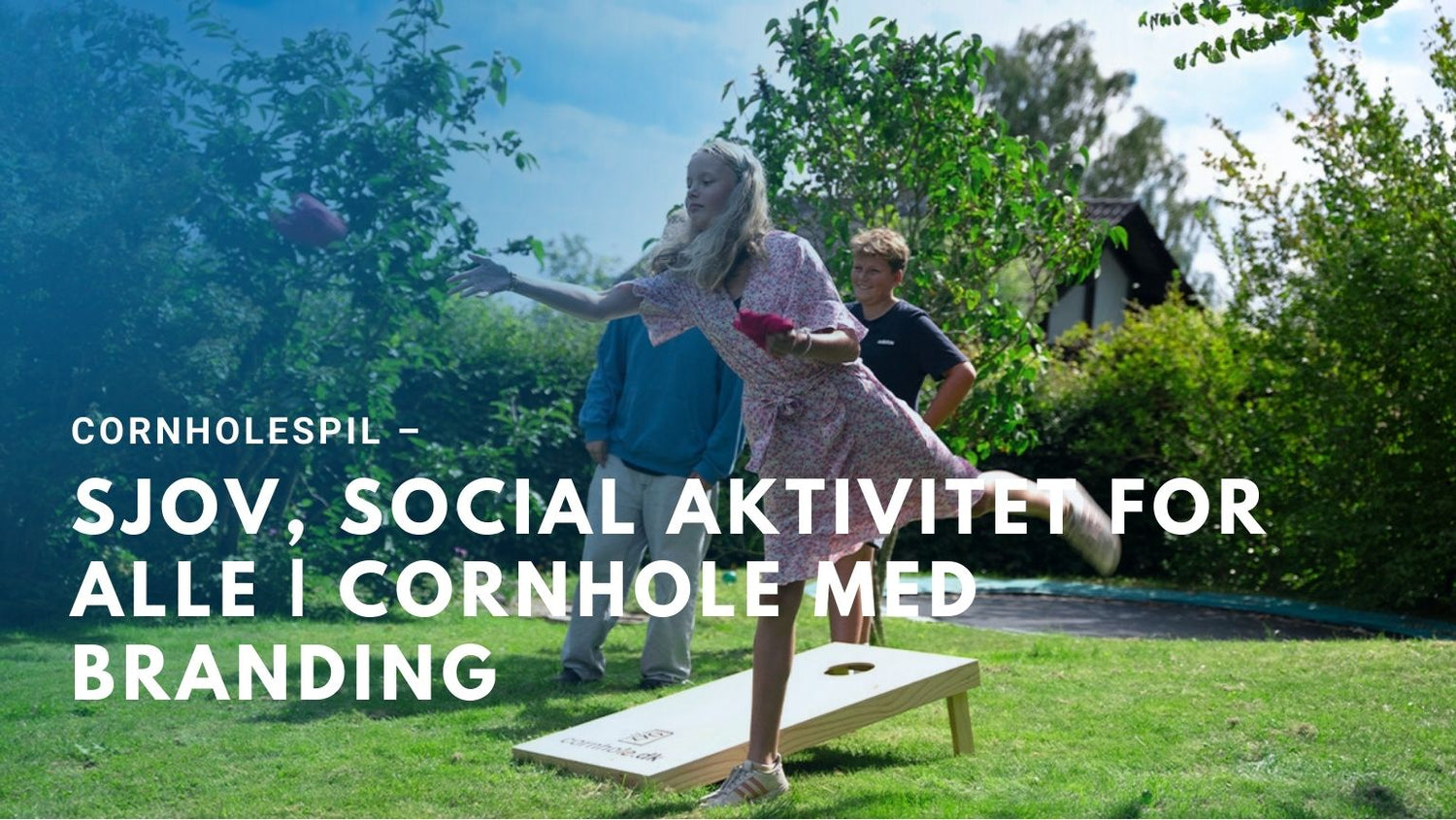 Cornholespil – Sjov, Social Aktivitet for Alle | Cornhole med Branding